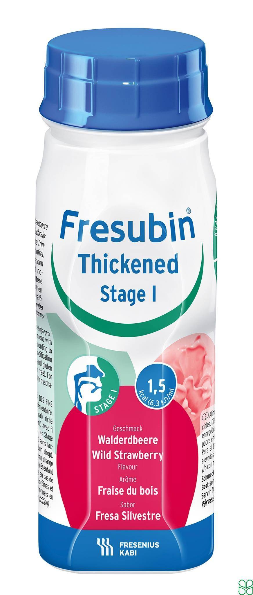 Fresubin Thickened Stage 1 Bosaardbei Verdikte Drinkvoeding 4x 200ml