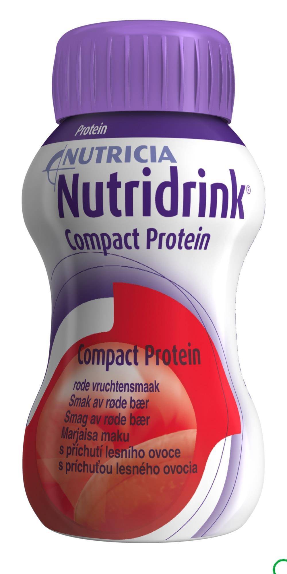 Nutricia Nutridrink Compact Protein Bosvruchten Flesjes 4 x 125ml