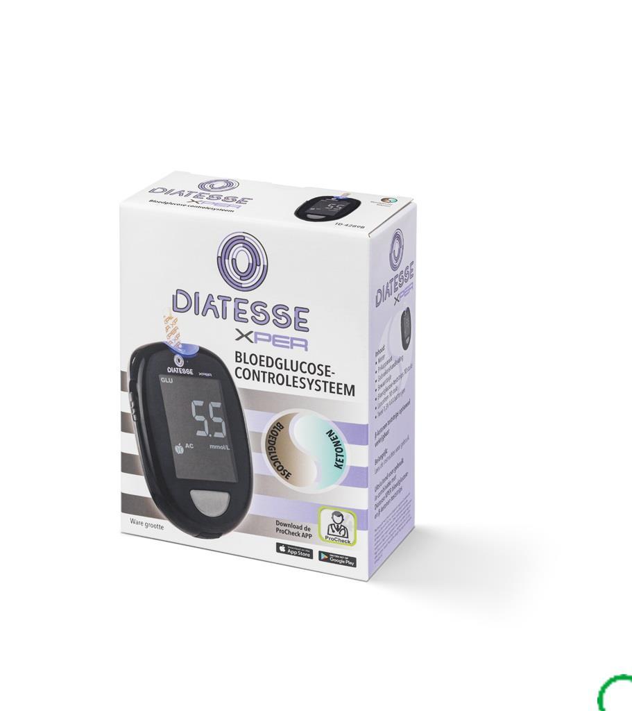 Diatesse Xper Bloedglucose- Ketonmeter Startpakket