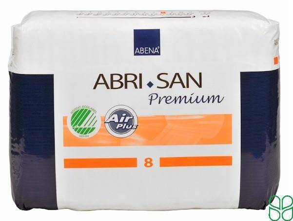 ABRI-SAN Premium 8 Inlegger Wit Eco 21 Stuks