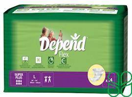 Depend Flex Super Plus Heupbandslips L 14 stuks