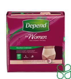 Depend Voor Vrouwen Normal Pants Large 9 Stuks