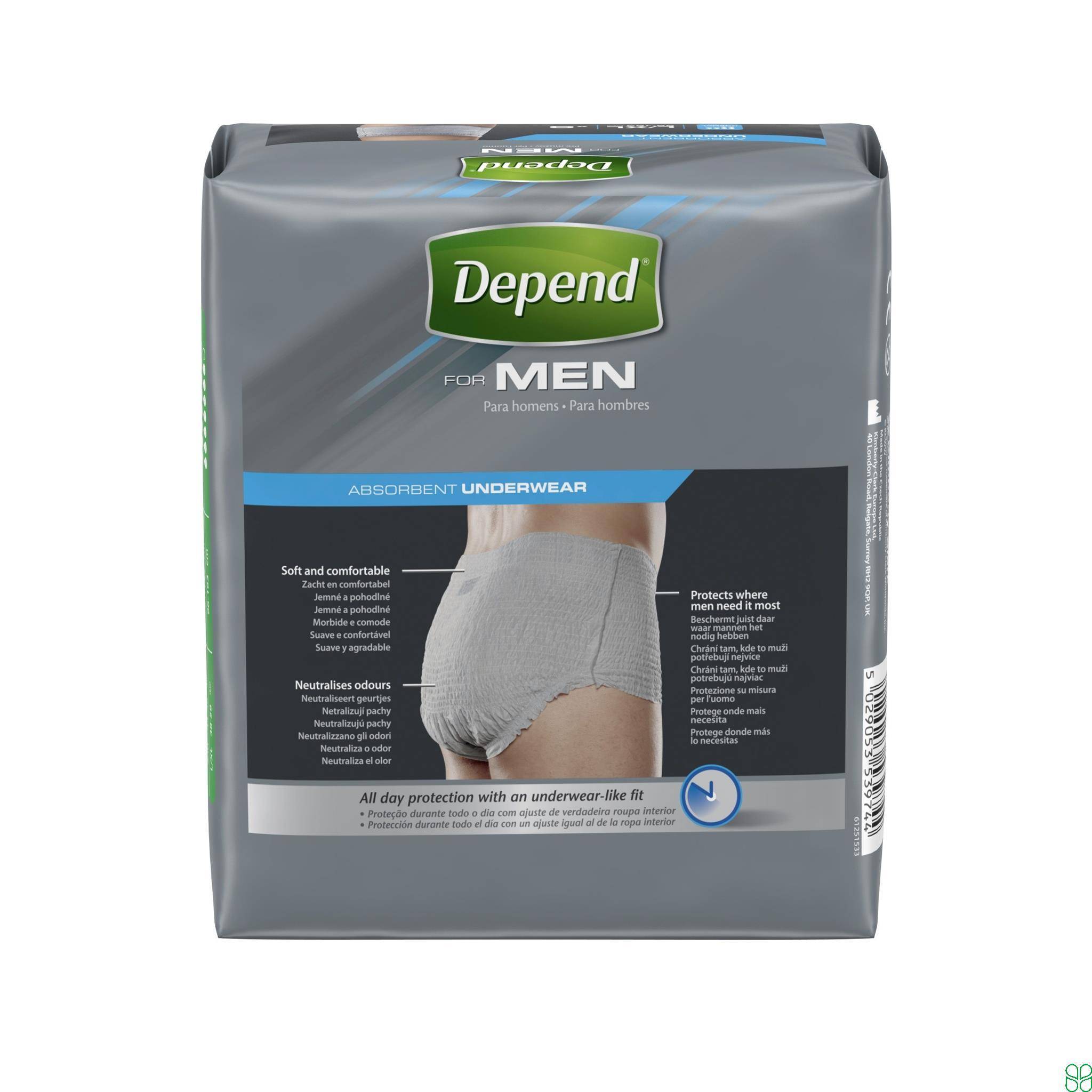 Depend Voor Man Normal Pants S/M 10 Stuks