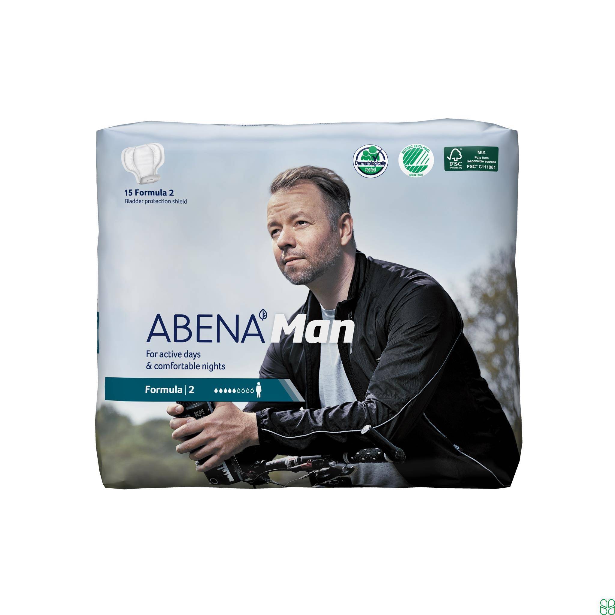 Abena Man Formula 2 Inlegger 23X29cm Eco 15 Stuks