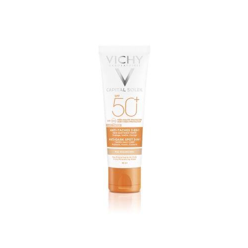 Vichy Capital Soleil 3 in 1 Tegen Pigmentvlekken Getinte Creme SPF 50 50ml