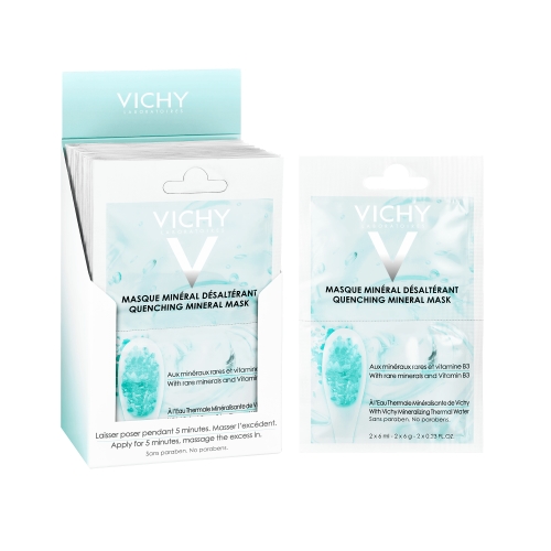 Vichy PuretÃ© Thermale Verfrissend Mineraal Masker Sachets 2x6ml