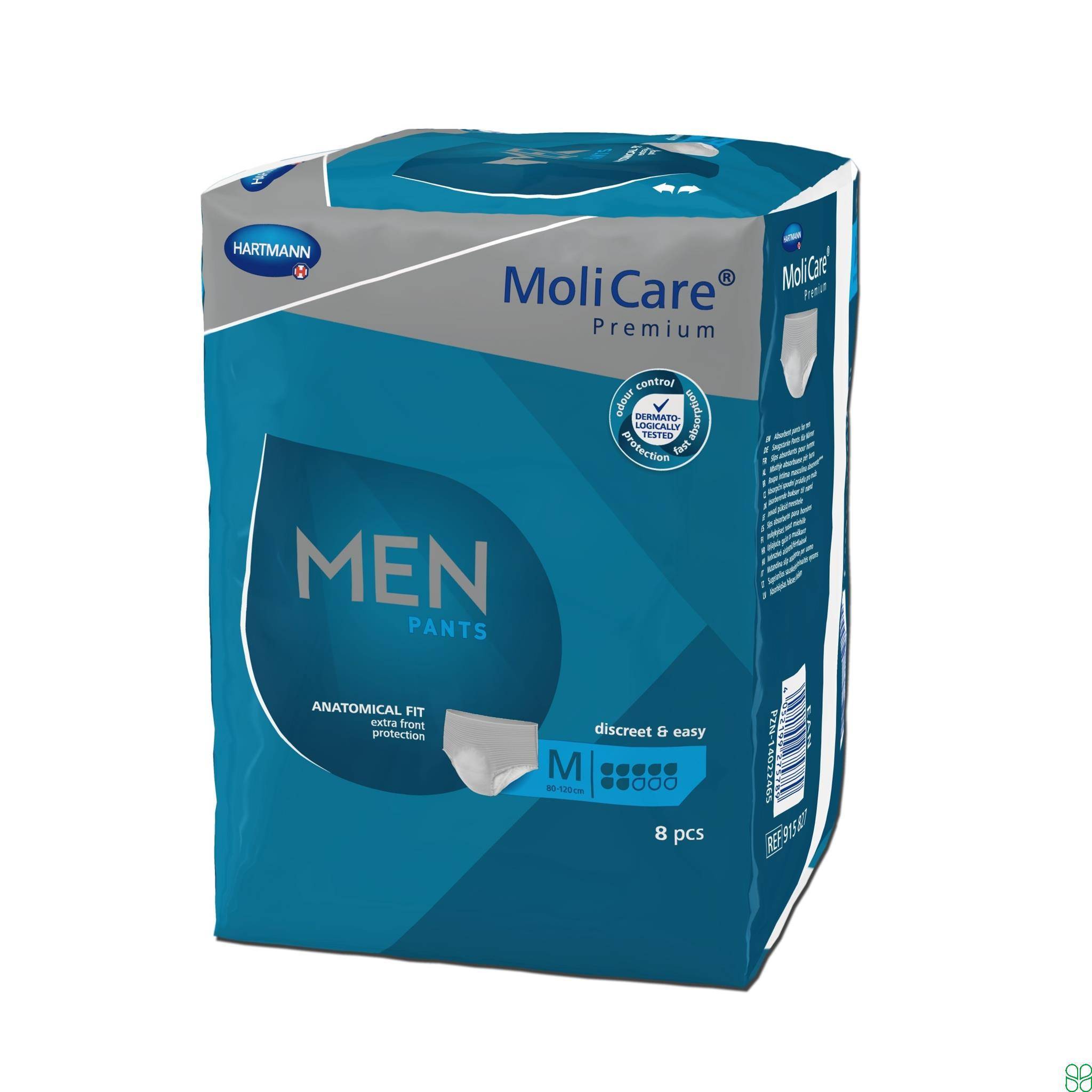 Molicare Premium Men Pants Medium 7 Druppels 80-120cm 8 Stuks