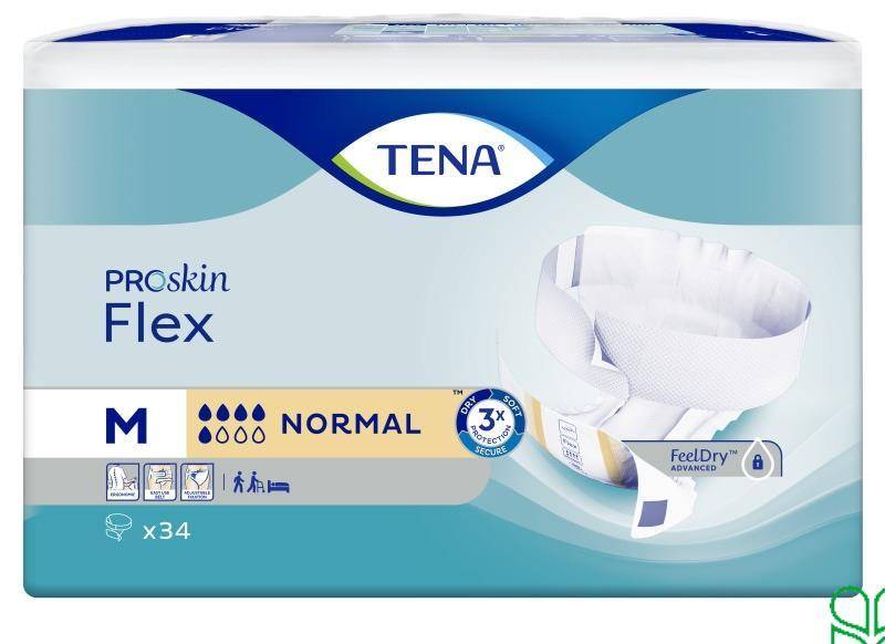 Tena Flex Normal Heupbandslip M 80 cm-110 cm Proskin 34 Stuks