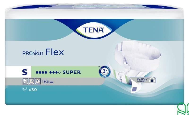 Tena Flex Super Heupbandslip S 61 cm-87 cm Proskin 30 Stuks