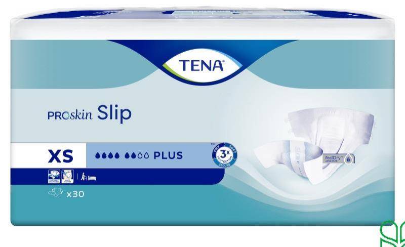 Tena Plus Slip XS 49 cm-74 cm Proskin 30 Stuks