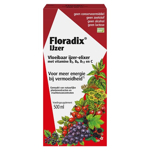 Salus Floradix IJzer-Elixir 500ml