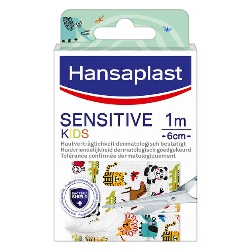 Hansaplast Sensitive Kids Pleisters 1m x 6cm 10 stuks