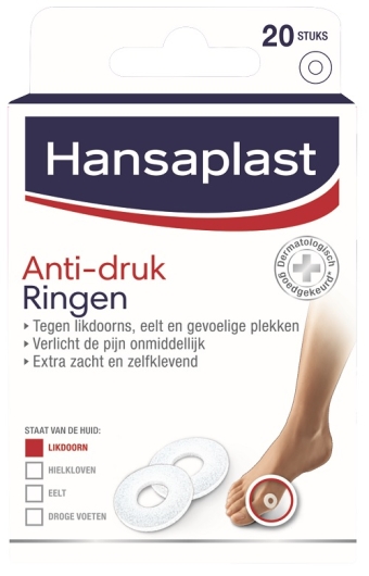 Hansaplast Anti-druk Ringen 20 stuks