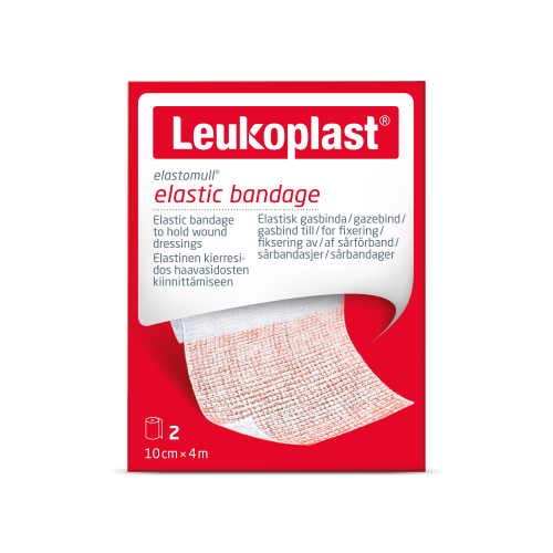 Leukoplast Elastomull Elastic Bondage Windsels 4m x 10cm 2 stuks