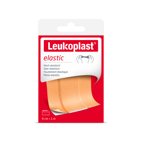 Leukoplast Elastic Wondpleister 6cm x 1m 1 stuk