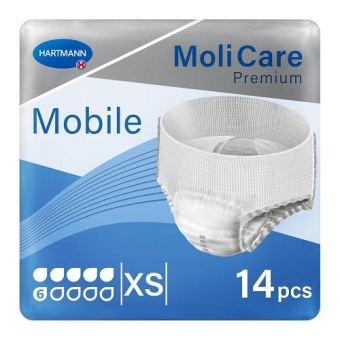 Molicare Premium Mobile 6 Druppels Pants XSmall 45-70cm 14 Stuks