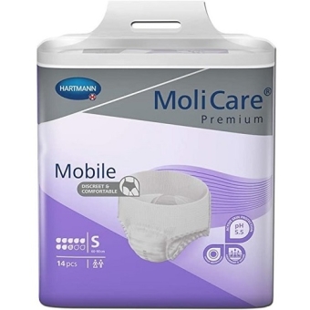 Molicare Premium Mobile 8 Druppels Pants Small 60-90cm 14 Stuks