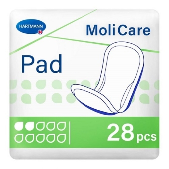 Molicare Pad 2 Druppels Inleggers 28 stuks