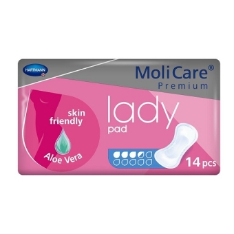 Molicare Premium Lady Inlegger Plakstrook 3.5 Druppels 14 Stuks