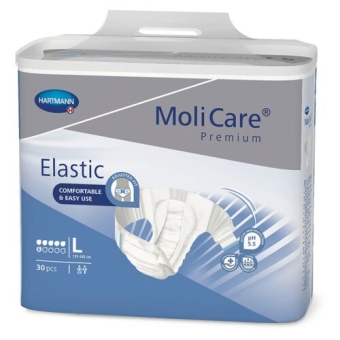 Molicare Premium Elastic 6 Druppels L Slips 30 stuks