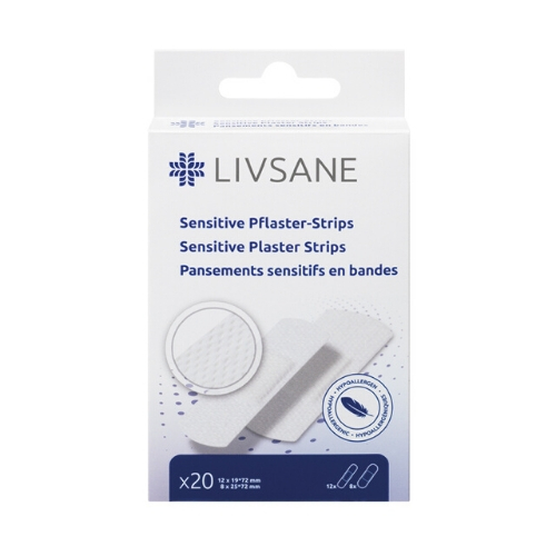 Livsane Sensitive Pleisterstrips 20 stuks