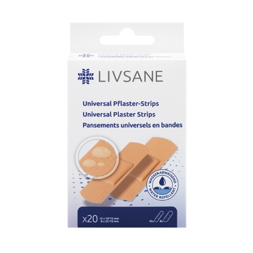 Livsane Universeel Pleisterstrips 20 stuks