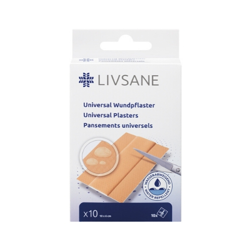 Livsane Universeel Pleisters 10cm x 6cm 10 stuks