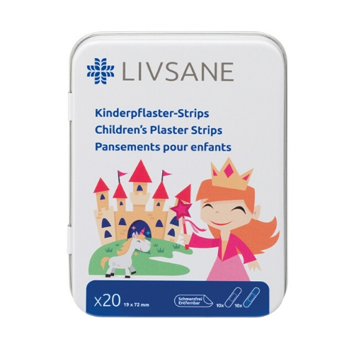 Livsane Kinderpleister Prinses Strips 20 stuks