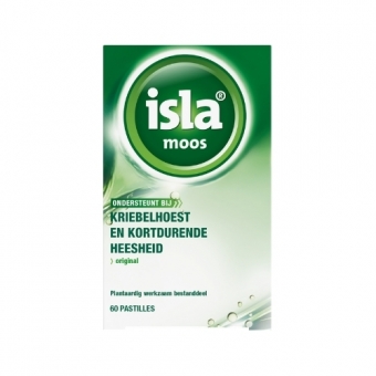 Isla Moos Keelpastilles 60 stuks