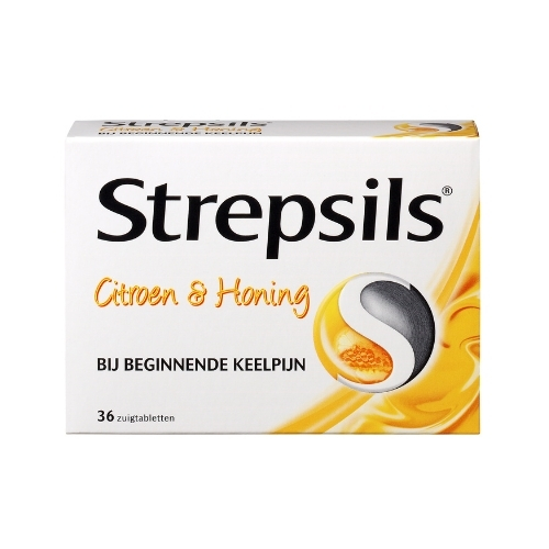 Strepsils Citroen & Honing Zuigtabletten 36 stuks