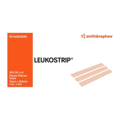 Leukostrip 6 strips - klevende hechtstrips 50ST