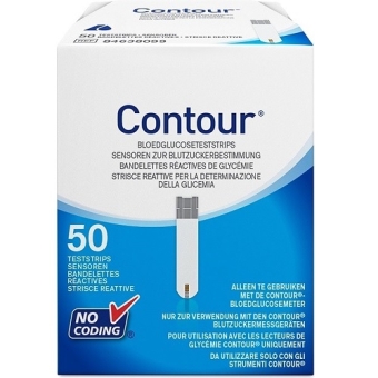 Contour Glucose Teststrip 50 stuks