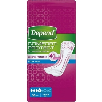 Depend Inlegger Extra 10 Stuks