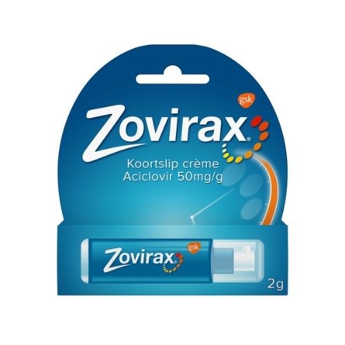 Zovirax Aciclovir 50mg/g Koortslip Pomp 2g