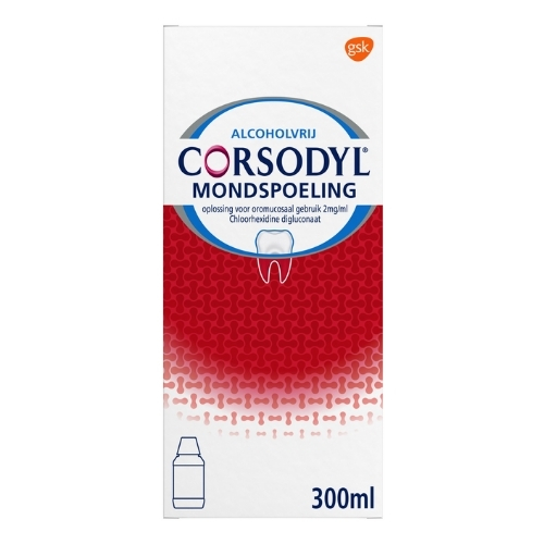 Corsodyl 2mg/ml Mondspoeling 300 ml