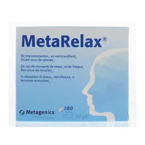 Metagenics Metarelax Magnesiumglycerofosfaat 900mg Tabletten 180 stuks