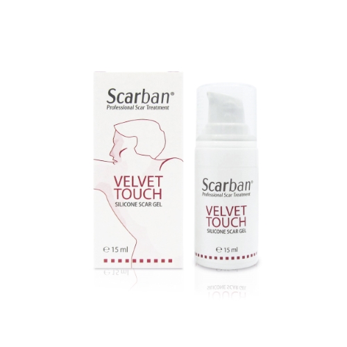 ScarbanÂ® Velvet Touch siliconengel voor littekens 15ml