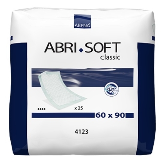 Abri-Soft Classic Onderlegger 60X60cm Fluff Blauw 25 Stuks