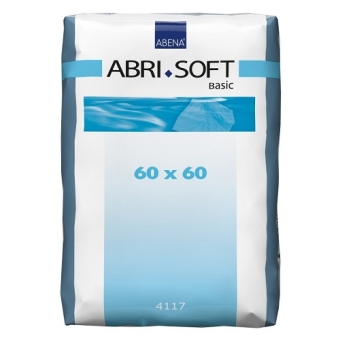 Abri-Soft Basic Onderlegger 60X60cm Fluff Blauw 60 Stuks