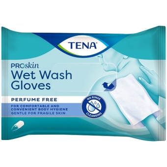 Tena Proskin Wet Wash Glove Parfumvrij Washandjes 5 stuks