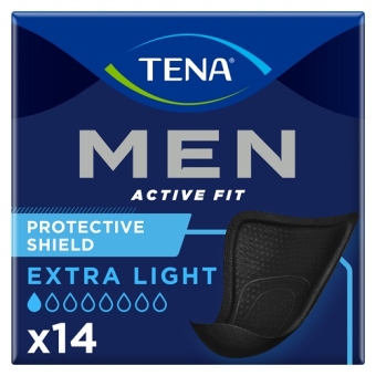 Tena Men Level 0 Protective Shield Inlegger  Zwart 14 Stuks