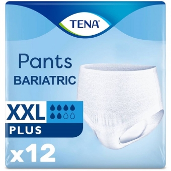 Tena Pants Plus Bariatric Pants XXLarge 12 Stuks