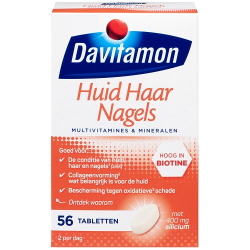 Davitamon Huid Haar Nagels Tabletten 56 stuks