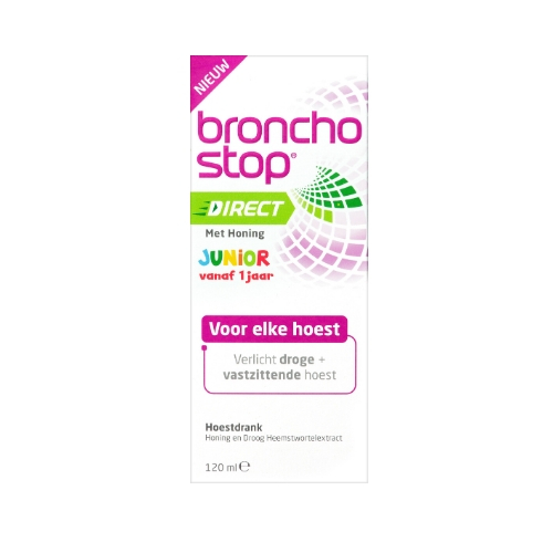 Bronchostop Direct Junior Honing Hoestdrank 120ml