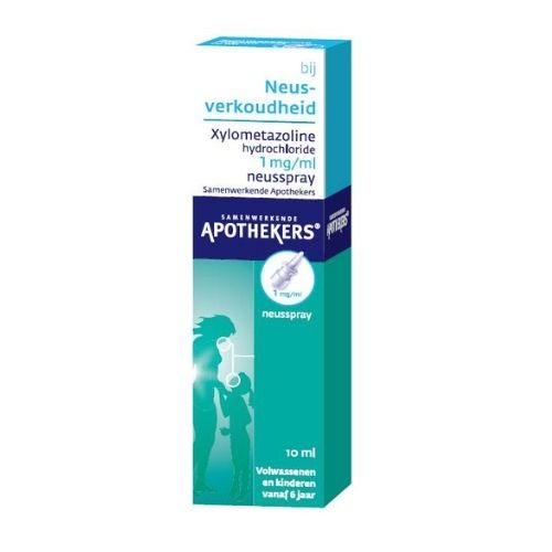 Apothekers Xylometazoline 1mg/ml Neusspray 10ml