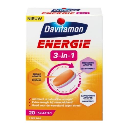 Davitamon energie tab 3 in 1 20 st