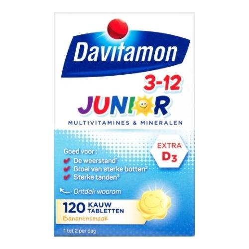 Davitamon junior kauwtb 120st