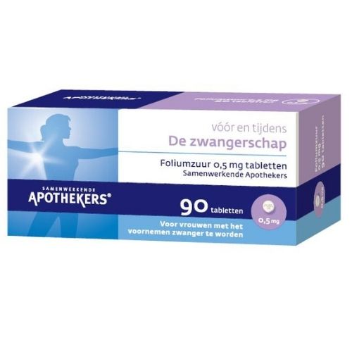 San Foliumzuur 0,5mg Tabletten 90 stuks