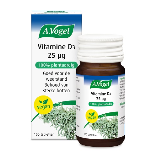 A. VogelVitamine D3 25 Î¼g Tabletten 100 stuks