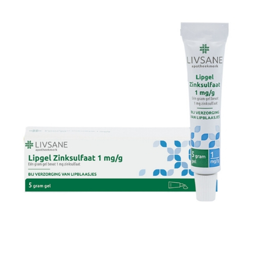 Livsane Zinksulfaat 1mg/ml Lipgel 5g